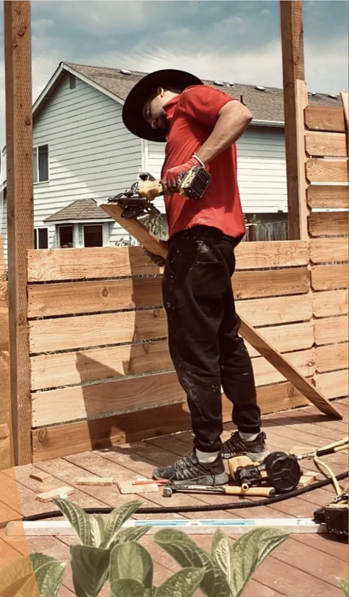 Pro Touch Handyman owner at work on a home improvement project